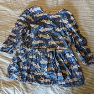Mini Boden Bunny peplum top